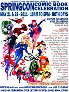 SpringCon Comic Book Convention Poster