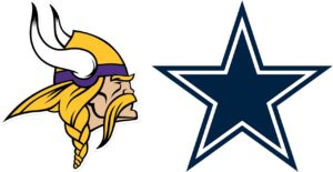Logos: Minnesota Vikings vs Dallas Cowboys