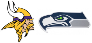 Logos: Vikings vs Seahawks