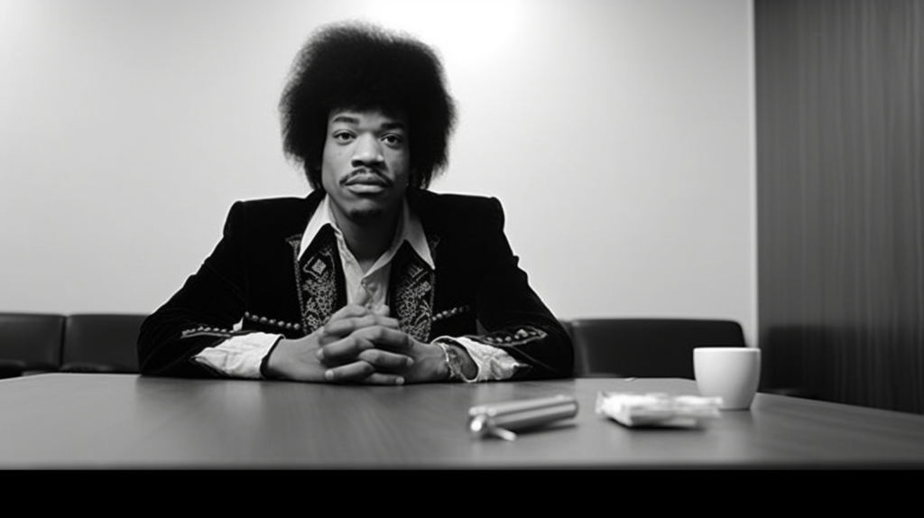 Jimi Hendrix at a job interview